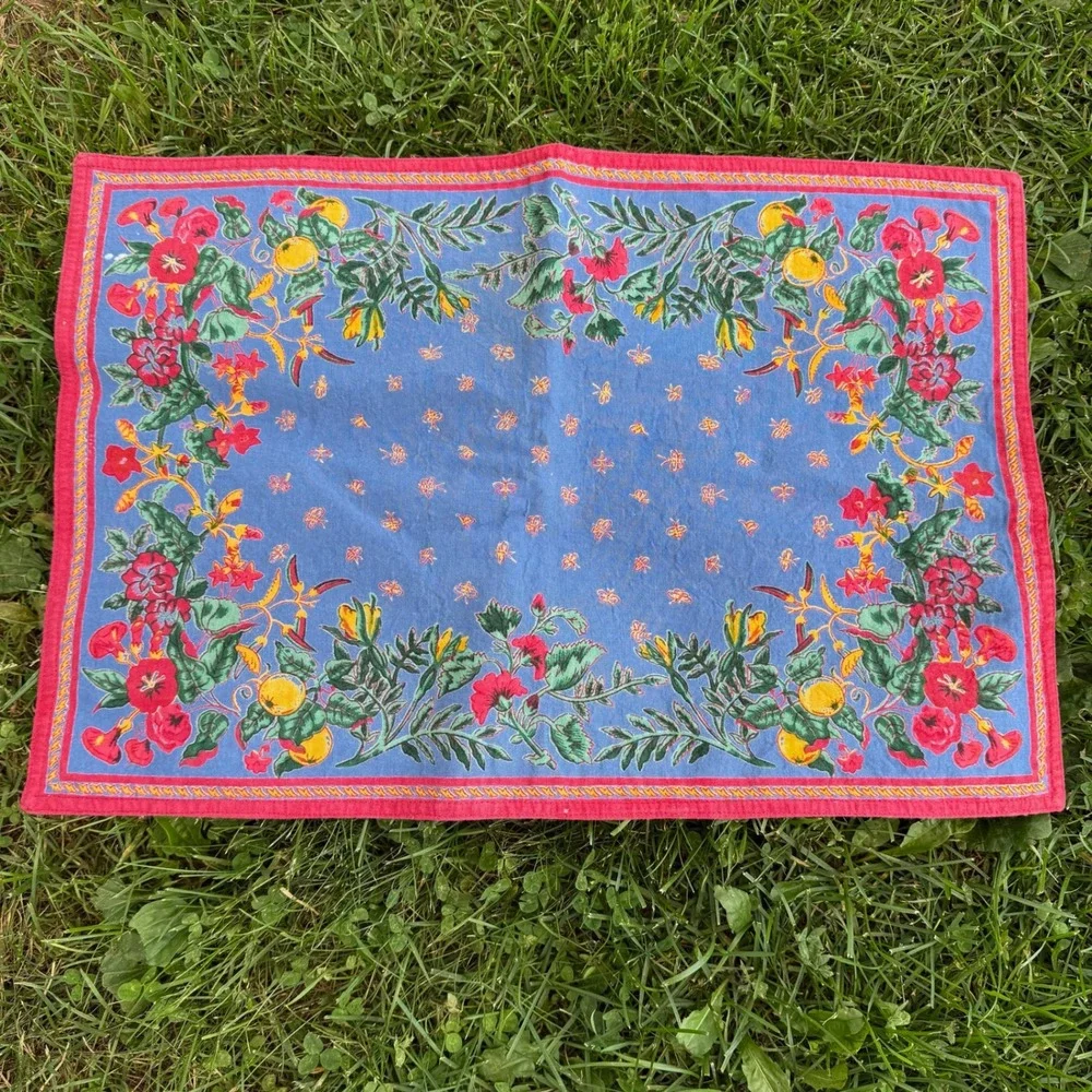 Williams Sonoma Placemats Set of 4 French Country Provence Cotton Made in India